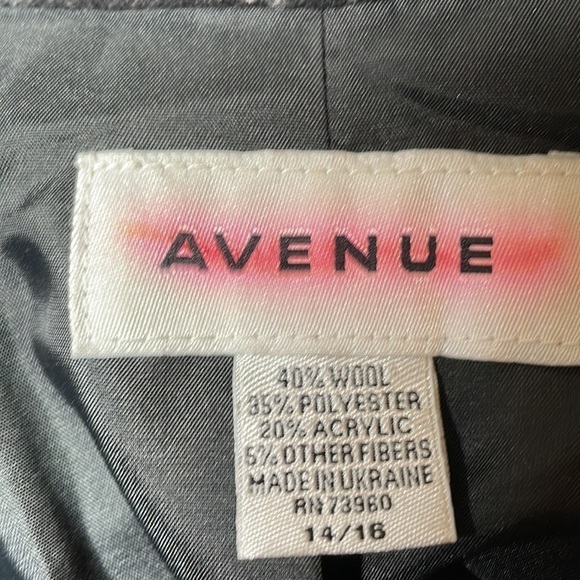 AVENUE Wool Lined Flannel Long Sleeve Size 14/16 - Picture 10 of 10